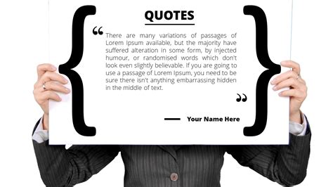 Quote Template Powerpoint